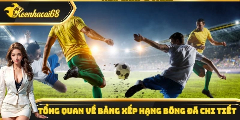 Tổng quan về bảng xếp hạng bóng đá chi tiết